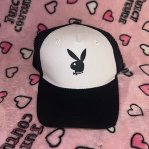 Playboy Black and White Hat